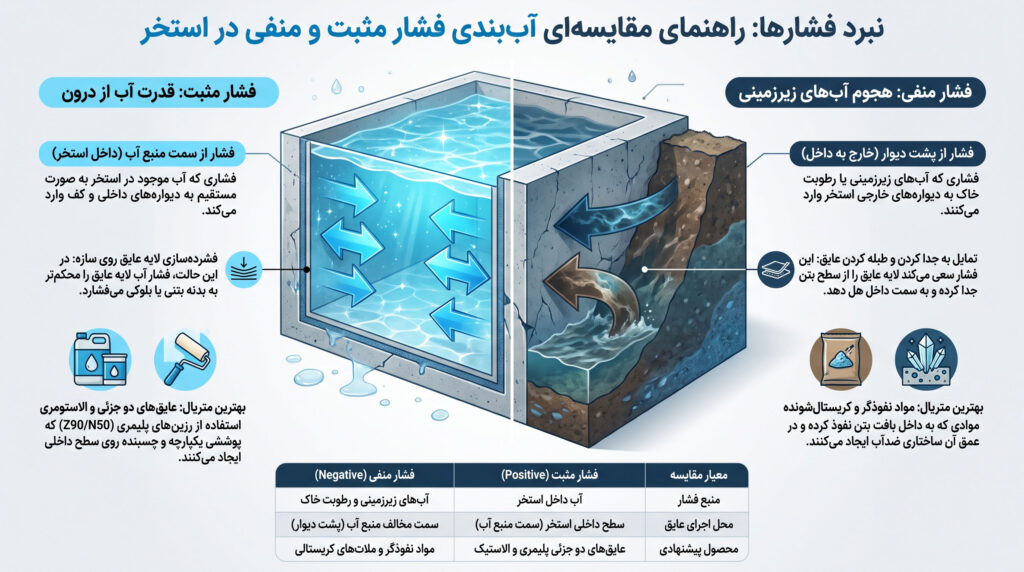 راهنمای_آب_بندی_فشار_مثبت_و_منفی
