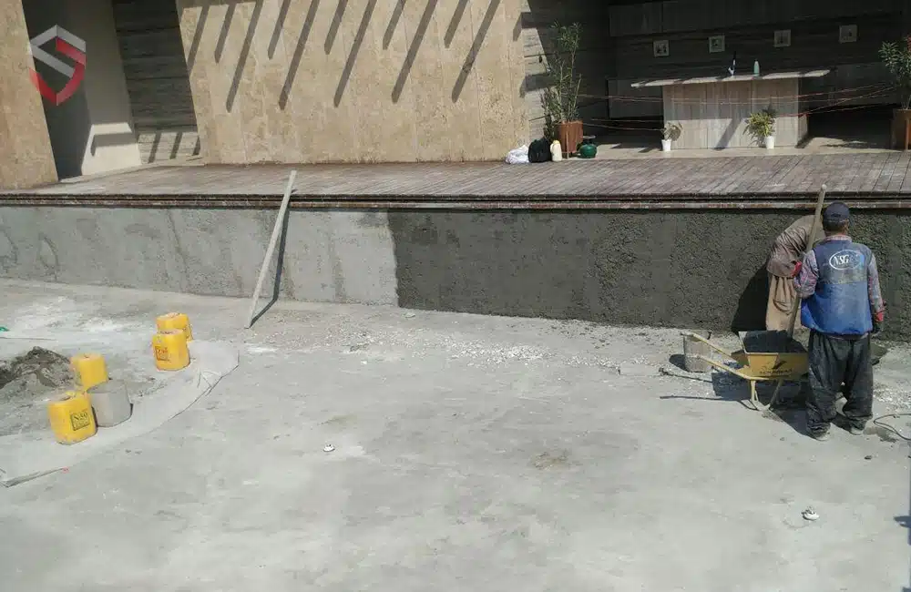 آب بندی پشت بام موزاییکی